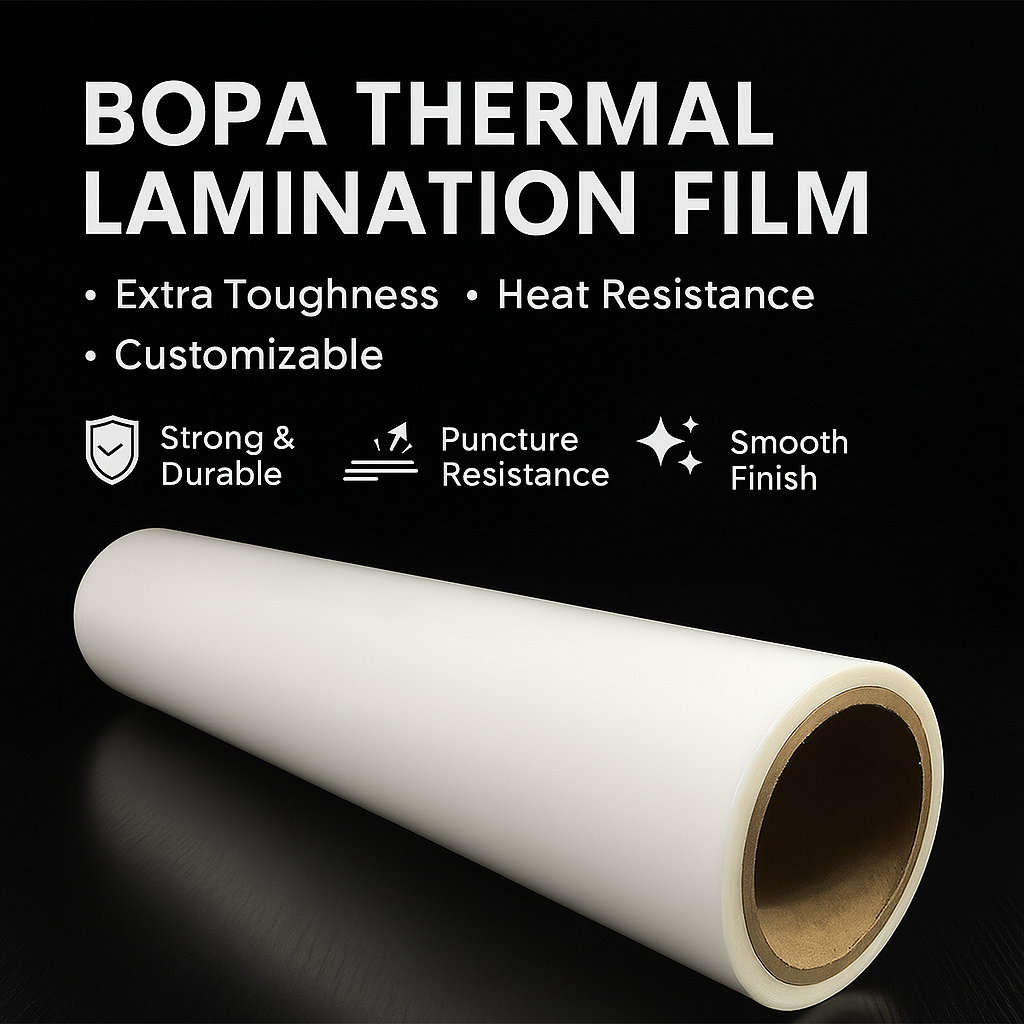 High-strength BOPA thermal lamination film with excellent barrier properties