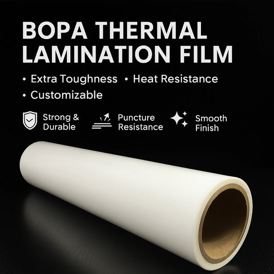 BOPA Thermal Lamination Film | 25mic Nylon Pre-Coating Film with EVA Adhesive | Strong, Durable, Customizable