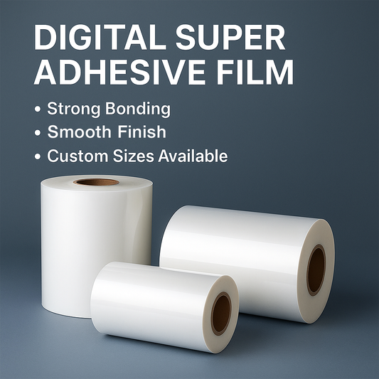 High-adhesion digital super adhesive thermal lamination film for printing and packaging